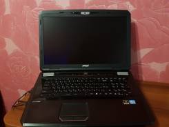 MSI GT70 0NC. 17.3", 2,4 ГГц, ОЗУ 8192 МБ и больше, диск 750 Гб, WiFi, Bluetooth, аккумулятор на 3 ч.
