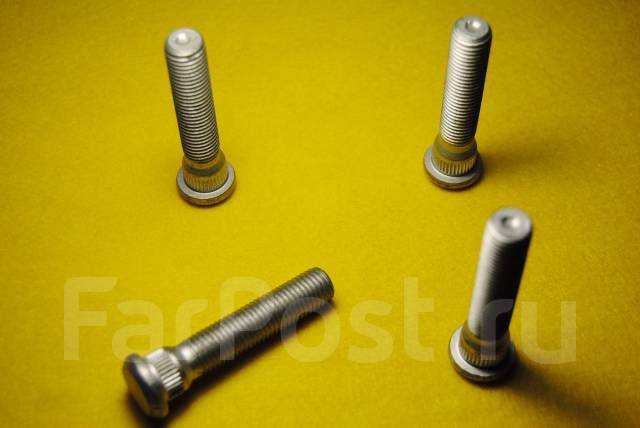 Колесная шпилька на Toyota, удлиненная +15 mm. L= 57 мм. D =14,2, новый ...