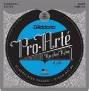D`Addario EJ31 Classic Струны для классической гитары нейлоновые Hard