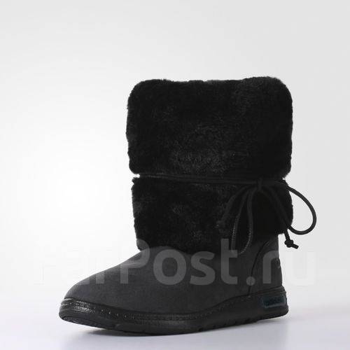 Adidas boots shop with fur trim