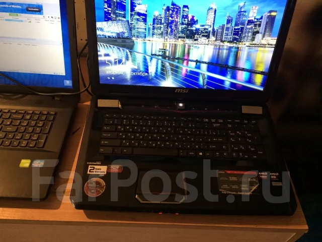 MSI GX70 Destroyer. 17.3", 3,5����, ��� 8 ��, ���� 1 000���, WiFi: 1, Bluetooth: 1, ����������� �� 4��. ����