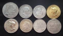 Копии дорогих царских рублей. 8 монет одним лотом! В наличии!