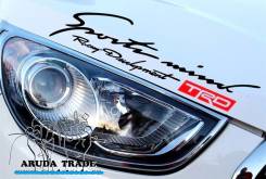 Оракал на кузов Sports mind Racing Development TRD, черно-красный. Mini Toyota