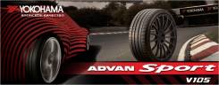 Yokohama Advan Sport V105. Летние, 2017 год, без износа, 4 шт