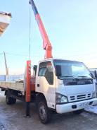 Isuzu NKR. Манипулятор-эвакуатор Исузу NQR71P, 4 300 куб. см., 5 000 кг., 11 м.