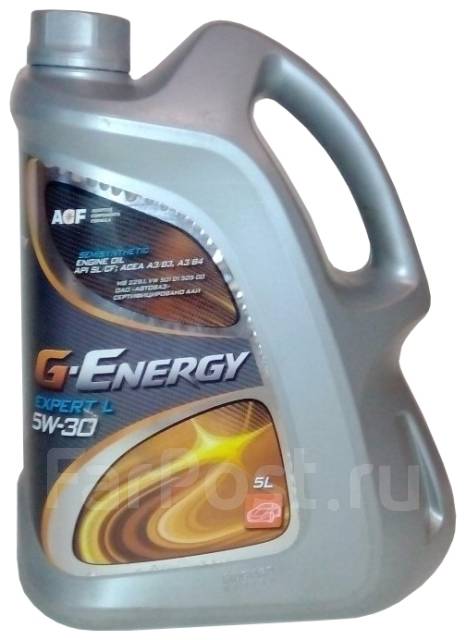  G-Energy Expert L 5W-30 SL/CF 5л джи энерджи, полусинтетическое .