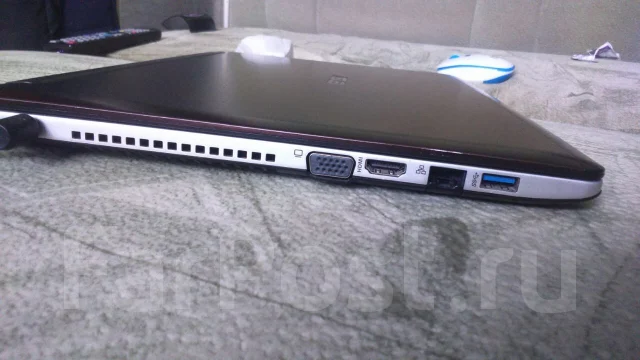 Asus K46CM. 14", 1 800����, ��� 8 ��, ���� 820���, WiFi: 1, Bluetooth: 1, ����������� �� 1��. ����