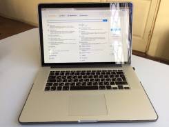 Apple MacBook Pro 15 2012 Mid MC975 with Retina display. 15.4", 2,3 ГГц, ОЗУ 8192 МБ и больше, диск 256 Гб, WiFi, Bluetooth, аккумулятор на 8 ч.
