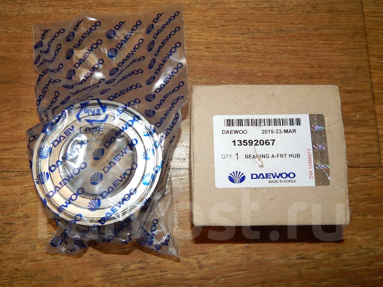 Передний подшипник шевроле авео. General Motors 13592067. 13592067 Daewoo. 54590au300 подшипник.