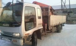 Isuzu Forward. Продается грузовой автомобиль бортовой с манипулятором, 7 127 куб. см., 7 890 кг.