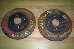 Диск тормозной. Toyota Porte, NNP15, NNP11, NNP10 Toyota bB, NCP31 Toyota Raum, NCZ25, NCZ20 Toyota XA, NCP61 Scion xA Двигатели: 1NZFE, 2NZFE