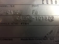 Mazda Eunos 500. ECAEPE, KFZE ����