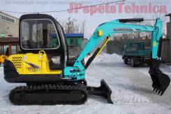Kobelco. Экскаватор sk035 2009г. Кабина! Печка! Гидровыходы! Без пробега, 1 500 куб. см., 0,15 куб. м.