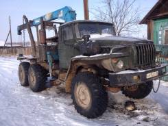 Урал. Продам лесовоз с крановой установкой., 10 800 куб. см., 10 000 кг.