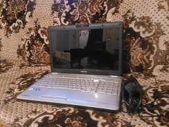 Toshiba Satellite L500. 15.6", 2,3 ГГц, ОЗУ 2048 Мб, диск 320 Гб, WiFi, Bluetooth, аккумулятор на 1 ч.
