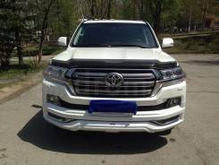 Дефлектор капота. Toyota Land Cruiser, URJ202W, UZJ200W, URJ202