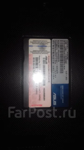 Asus K53E. ��� 512 ��, ���� 512���, WiFi: 1, Bluetooth: 1, ����������� �� 7��. ����