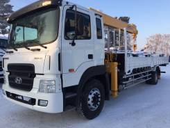 Hyundai Gold. Бортовой с манипулятором Hyundai HD170(Gold) 2012год, 7 000 куб. см., 8 000 кг.