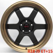 RAYS VOLK RACING. 9.0x18", 5x114.30, ET15, ЦО 73,1 мм.