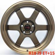 RAYS VOLK RACING. 9.0x18, 5x114.30, ET15, ЦО 73,1 мм.