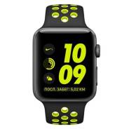 Apple Watch 3 Nike+ 42mm Space Grey Al /Volt в Хабаровске Умные часы.