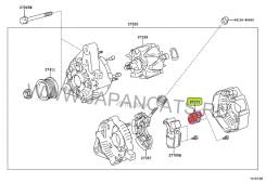 Щеткодержатель стартера. Toyota: Corona, Lite Ace, Ipsum, Corolla, MR-S, Altezza, Tundra, Sprinter, Vista, Tarago, Voltz, Succeed, Starlet, bB, Sienta...