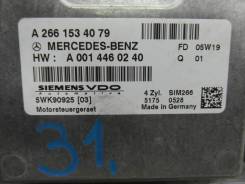 Блок управления двс. Mercedes-Benz A-Class