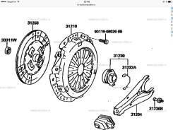 Корзина сцепления. Toyota: 4Runner, Hiace, Hilux, Regius Ace, Land Cruiser, Dyna, Land Cruiser Prado, Toyoace, T.U.V, Quick Delivery, Hilux / 4Runner...