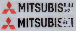 Наклейка. Mitsubishi