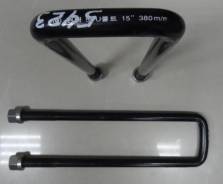Стремянка рессоры 70*380*18 ( 15 ) RHINO / RR / 0K85028161A / HYUNDAI / KIA / 70*375*18