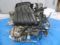 Двигатель в сборе. Nissan: Wingroad, Cube, Bluebird Sylphy, Tiida Latio, AD, Tiida, Cube Cubic, March, Note Двигатель HR15DE