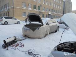 Отогрев авто.