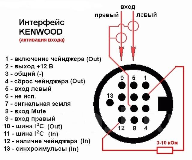 Aux схема подключения