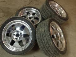 Колеса r18 хром разноширы с резиной (Япония). 9.0x18 3x98.00, 5x114.30 ET29