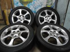 Продам Стильные под Чёр. Хром колёса Toyota Estima+Лето 215/55R17. 6.5x17 5x114.30 ET50