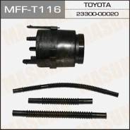 Фильтр топливный. Toyota Corolla, ZZE120, ZZE121, ZZE123 Toyota Avensis, AZT251L, ZZT251, AZT250, AZT251, AZT251W, ZZT250 Двигатели: 4ZZFE, 3ZZFE, 2ZZ...
