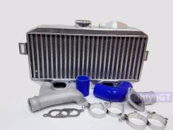 Большой горизонтальный интеркулер на Subaru + Y-pipe. Subaru Forester, SF5, SG5, SF9, SG9, SG, SG69, SG9L Subaru Impreza, GD, GG