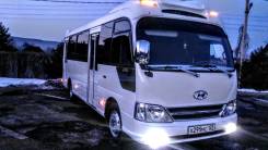 Hyundai County. 2013 г. Родной год, Long, 3 900 куб. см., 22 места