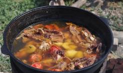 Приготовлю плов, шурпу, уху, басму, шашлык для компаний на отдыхе