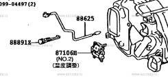 Сервопривод заслонок печки. Toyota Highlander, MCU20, ACU20, MCU23, ACU25, MCU28, MCU25 Toyota Windom, MCV30 Toyota Pronard, MCX20 Toyota Camry, MCV30...