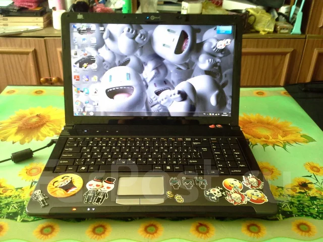 DNS Home 0126412. 15.4", 2,5����, ��� 4 ��, ���� 320���, WiFi: 1, Bluetooth: 1, ����������� �� 2��. ����