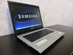 Samsung. 15.4", 1,6 ГГц, ОЗУ 2048 Мб, диск 80 Гб, WiFi, Bluetooth, аккумулятор на 1 ч.