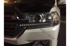 Повторитель поворота в решетку. Toyota Land Cruiser, UZJ200W, J200, GRJ200, URJ200, URJ202, UZJ200, VDJ200, URJ202W Двигатели: 1VDFTV, 1URFE, 3URFE, 1...