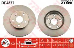 Диск тормозной. Toyota: Carina, Allion, Vista Ardeo, Vista, Celica, Corona, Opa, Caldina, Carina E, Premio, Carina ED, Corona Exiv, WiLL VS, Prius, Cu...