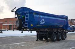 Тонар. Полуприцеп самосвал -952302 (30 куб. м) со сдвижной тележкой, 27 000 кг.