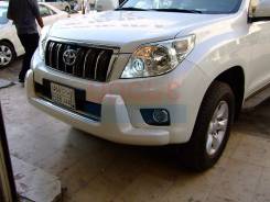 Накладка на бампер. Toyota Land Cruiser Prado