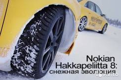 Nokian Hakkapeliitta 8. Зимние, шипованные, 2014 год, без износа, 4 шт