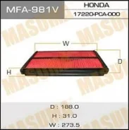 ������ ��������� Masuma MFA- 981 17220-PCA-J02, 17220-PCA-000, 17220-PCA-010, 17220-PCA-J01, 17220-PCC-000 ����