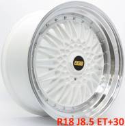 BBS. 8.5x18, 5x100.00, 5x114.30, ET30, ЦО 73,1 мм.