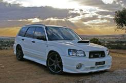 Накладка на бампер. Subaru Forester, SG5, SG9, SG, SG69, SG9L